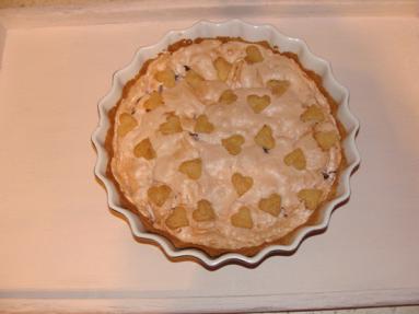 Zdjęcie - Kruche ciasto jabłkowo- śliwkowe pod bezą z  kruszonką  - Przepisy kulinarne ze zdjęciami