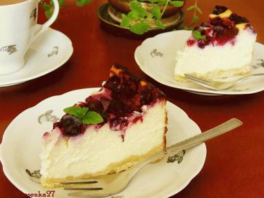 Zdjęcie - Sernik z owocami  leśnymi  - Przepisy kulinarne ze zdjęciami