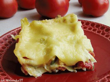 Zdjęcie - Lasagne z  warzywami  - Przepisy kulinarne ze zdjęciami