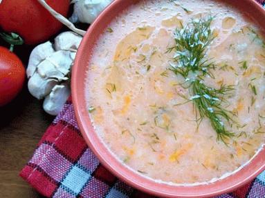 Zdjęcie - Zupa pomidorowa z  ryżem  - Przepisy kulinarne ze zdjęciami
