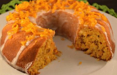 Zdjęcie - Ciasto machewkowe z orzechami i pomarańczą - Przepisy kulinarne ze zdjęciami