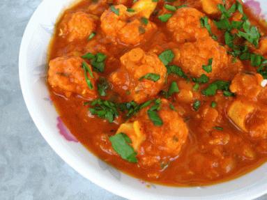 Zdjęcie - Curry z czerwoną soczewicą i  kalafiorem  - Przepisy kulinarne ze zdjęciami