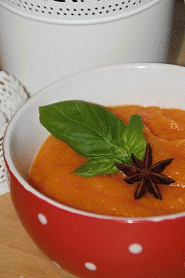 Zdjęcie - zupa krem z marchewki z imbirem - Przepisy kulinarne ze zdjęciami