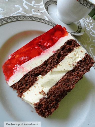 Zdjęcie - Tort czekoladowo-serowy  - Przepisy kulinarne ze zdjęciami