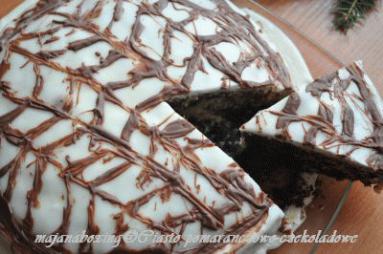 Zdjęcie - Ciasto pomarańczowo - czekoladowe  - Przepisy kulinarne ze zdjęciami