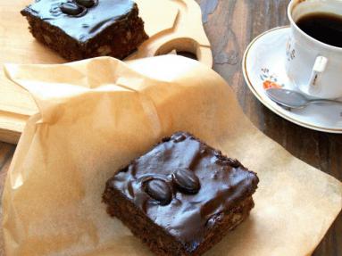 Zdjęcie - Glasierte mokka  brownies  - Przepisy kulinarne ze zdjęciami