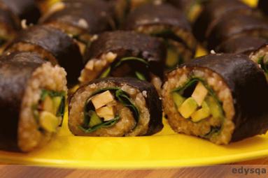 Zdjęcie - Sushi  wegańskie  - Przepisy kulinarne ze zdjęciami