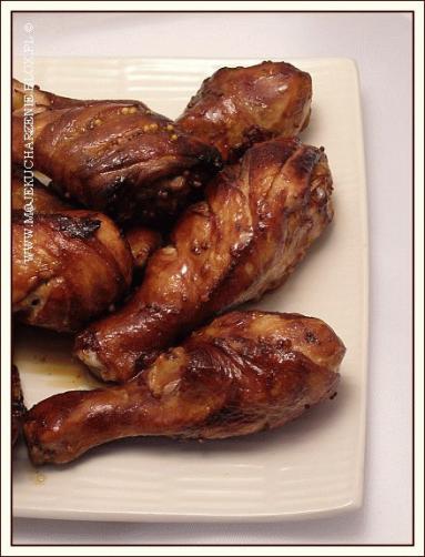 Zdjęcie - Pieczone pałki z kurczaka - słodkie i lepiące  - Przepisy kulinarne ze zdjęciami