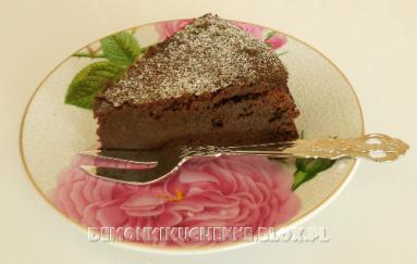 Zdjęcie - Czekoladowe ciasto truflowe (bez mąki)  - Przepisy kulinarne ze zdjęciami