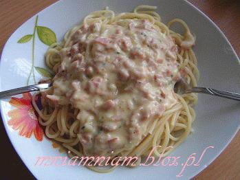 Zdjęcie - Spaghetti  Carbonara  - Przepisy kulinarne ze zdjęciami
