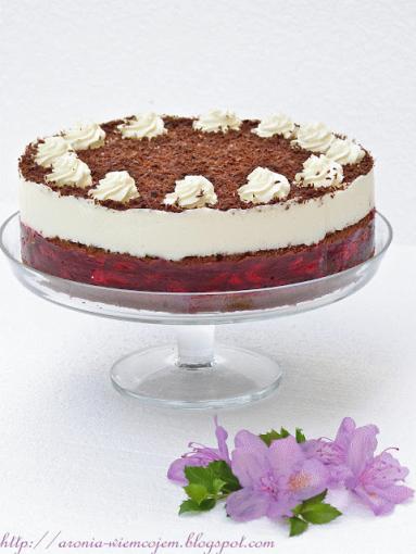 Zdjęcie - Tort czekoladowo-wiśniowy - Przepisy kulinarne ze zdjęciami