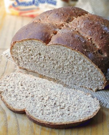 Zdjęcie - Chleb pszenno-orkiszowy z mielonymi orzechami - Przepisy kulinarne ze zdjęciami