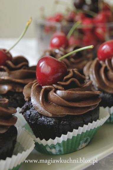 Zdjęcie - Muffiny mocno czekoladowe  - Przepisy kulinarne ze zdjęciami