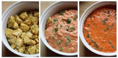 Zdjęcie - potrawka z kurczaka, z kurkumą, chilli i mascarpone w sosie pomidorowym - Przepisy kulinarne ze zdjęciami