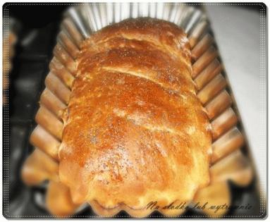 Zdjęcie - Pszenno - orkiszowy chleb na jajach i miodzie - Przepisy kulinarne ze zdjęciami