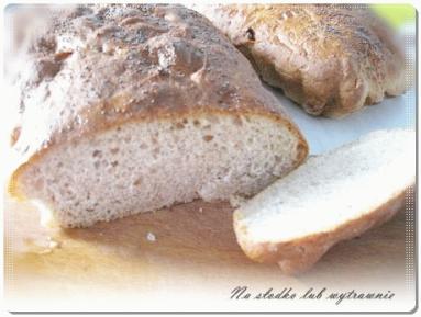 Zdjęcie - Pszenno - orkiszowy chleb na jajach i miodzie - Przepisy kulinarne ze zdjęciami