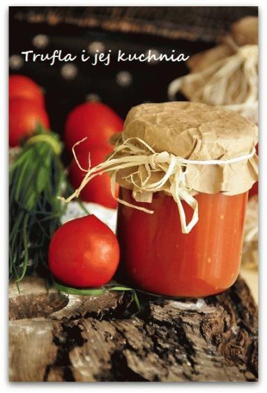 Zdjęcie - Przecier  pomidorowy - Przepisy kulinarne ze zdjęciami