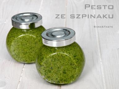 Zdjęcie - Pesto ze szpinaku (z orzechami i parmezanem) - Przepisy kulinarne ze zdjęciami