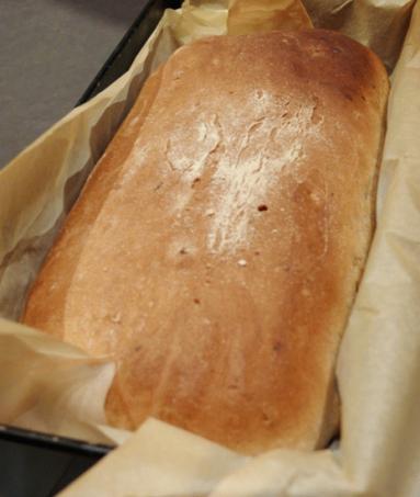 Zdjęcie - Orkiszowy chleb ze smalcem - Przepisy kulinarne ze zdjęciami