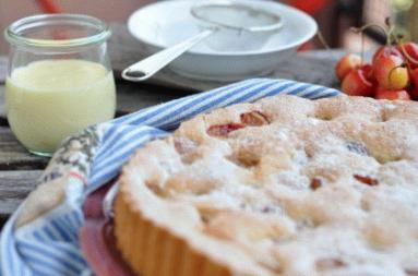 Zdjęcie - Szybkie ciasto z czereśniami (lub innymi ulubionymi owocami) - Przepisy kulinarne ze zdjęciami