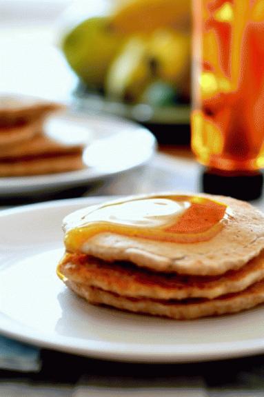 Zdjęcie - Bananowe placuszki śniadaniowe - Przepisy kulinarne ze zdjęciami