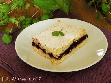 Zdjęcie - Kruche ciasto z  jagodami - Przepisy kulinarne ze zdjęciami