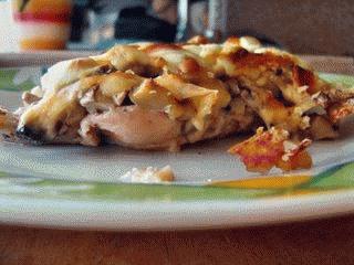 Zdjęcie - Pierś z kurczaka a'la pizza - Przepisy kulinarne ze zdjęciami