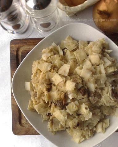 Zdjęcie - Łazanki z kapustą i grzybami - Przepisy kulinarne ze zdjęciami