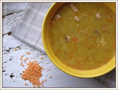 Zdjęcie - Zupa z czerwonej soczewicy - Przepisy kulinarne ze zdjęciami