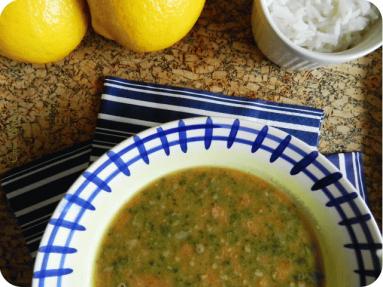 Zdjęcie - Cytrynowa zupa soczewicowa wg Sophie Dahl - Przepisy kulinarne ze zdjęciami