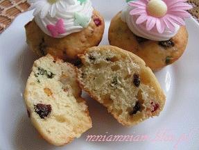 Zdjęcie - Muffinki keksowe  (minikeksy) - Przepisy kulinarne ze zdjęciami