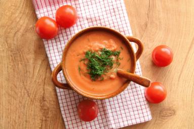 Zdjęcie - Zupa marchewkowo - pomidorowa - Przepisy kulinarne ze zdjęciami