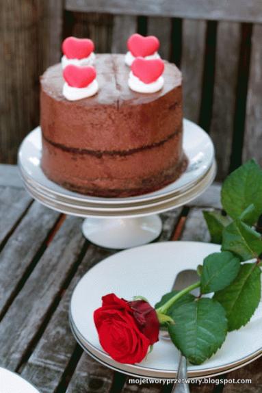Zdjęcie - Malt Cake czyli amerykański tort czekoladowy - Przepisy kulinarne ze zdjęciami
