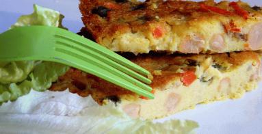 Zdjęcie - Omlet z warzywami  bez jaj - Przepisy kulinarne ze zdjęciami