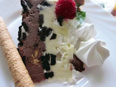 Zdjęcie - Podwójnie czekoladowy tort lodowy - Przepisy kulinarne ze zdjęciami