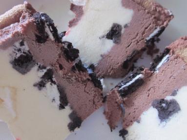 Zdjęcie - Podwójnie czekoladowy tort lodowy - Przepisy kulinarne ze zdjęciami