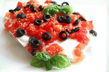 Zdjęcie - Miecznik zapiekany z mozzarellą i pomidorami - Przepisy kulinarne ze zdjęciami