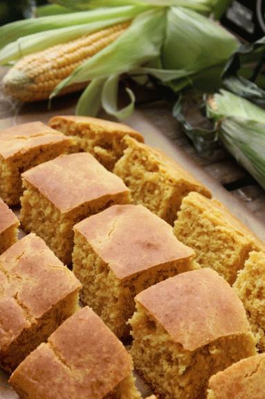 Zdjęcie - Zielona mila - Chleb kukurydziany - Przepisy kulinarne ze zdjęciami