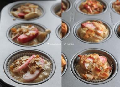 Zdjęcie - Jabłkowe muffinki z musli - Przepisy kulinarne ze zdjęciami