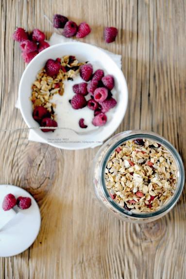 Zdjęcie - Domowa granola z suszonymi owocami - Przepisy kulinarne ze zdjęciami