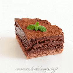 Zdjęcie - Wspaniały mus czekoladowy na biszkopcie genueńskim - Przepisy kulinarne ze zdjęciami