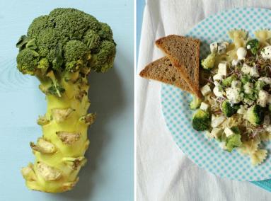 Zdjęcie - Farfalle z brokułami, kiełkami i serem blue - Przepisy kulinarne ze zdjęciami