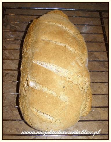 Zdjęcie - Bagietkowy chlebek z żytnim zakwasem - Przepisy kulinarne ze zdjęciami