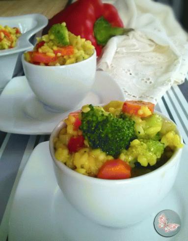 Zdjęcie - Risotto z warzywami - Przepisy kulinarne ze zdjęciami