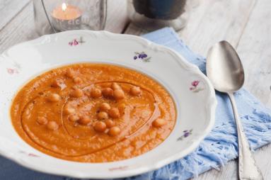 Zdjęcie - Zupa krem z pieczonej marchewki i dyni - Przepisy kulinarne ze zdjęciami