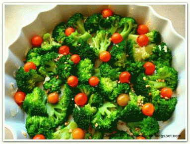 Zdjęcie - Clafoutis z brokułami. - Przepisy kulinarne ze zdjęciami