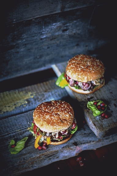 Zdjęcie - Burgery z kaczką - Przepisy kulinarne ze zdjęciami