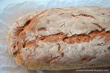 Zdjęcie - Chleb pszenno-żytni na zakwasie z orzechami - Przepisy kulinarne ze zdjęciami