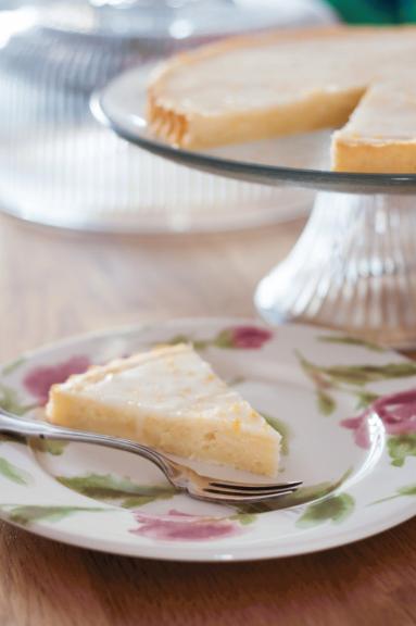 Zdjęcie - Cytrynowe ciasto z ricottą i oliwą - Przepisy kulinarne ze zdjęciami