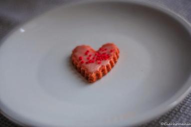 Zdjęcie - Walentynkowe serduszka (kruche ciastka) - Przepisy kulinarne ze zdjęciami